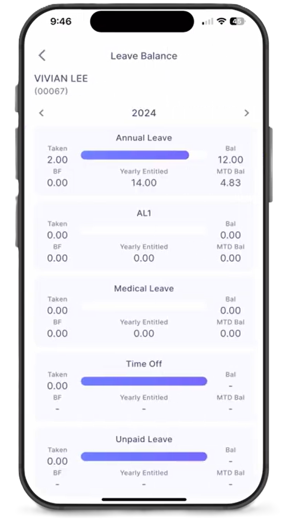 Employee Leave Dashboard