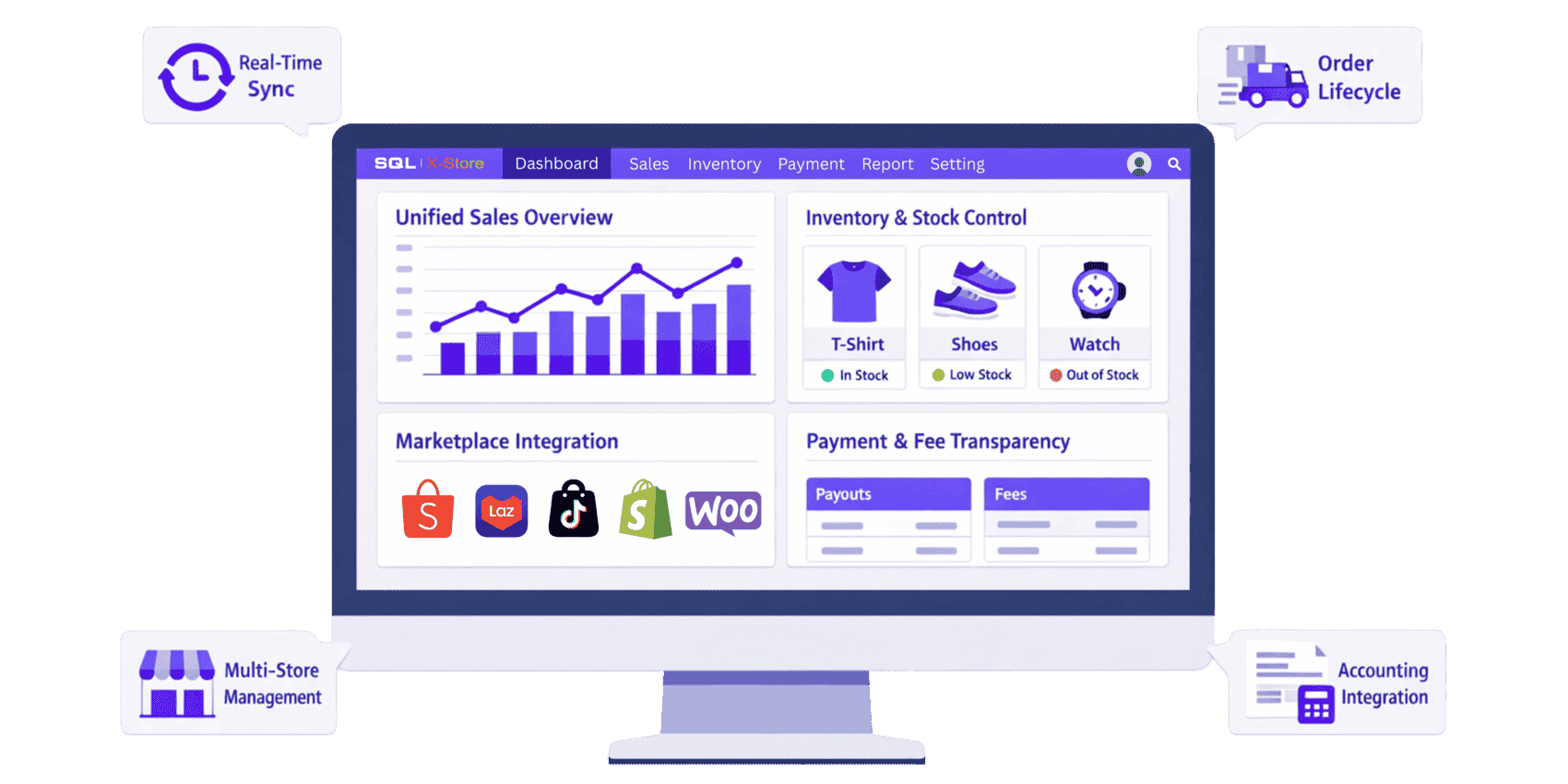 X-Store Dashboard Interface